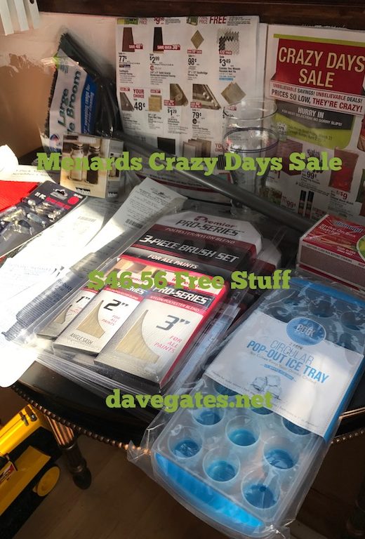 Menards Crazy Days Sale