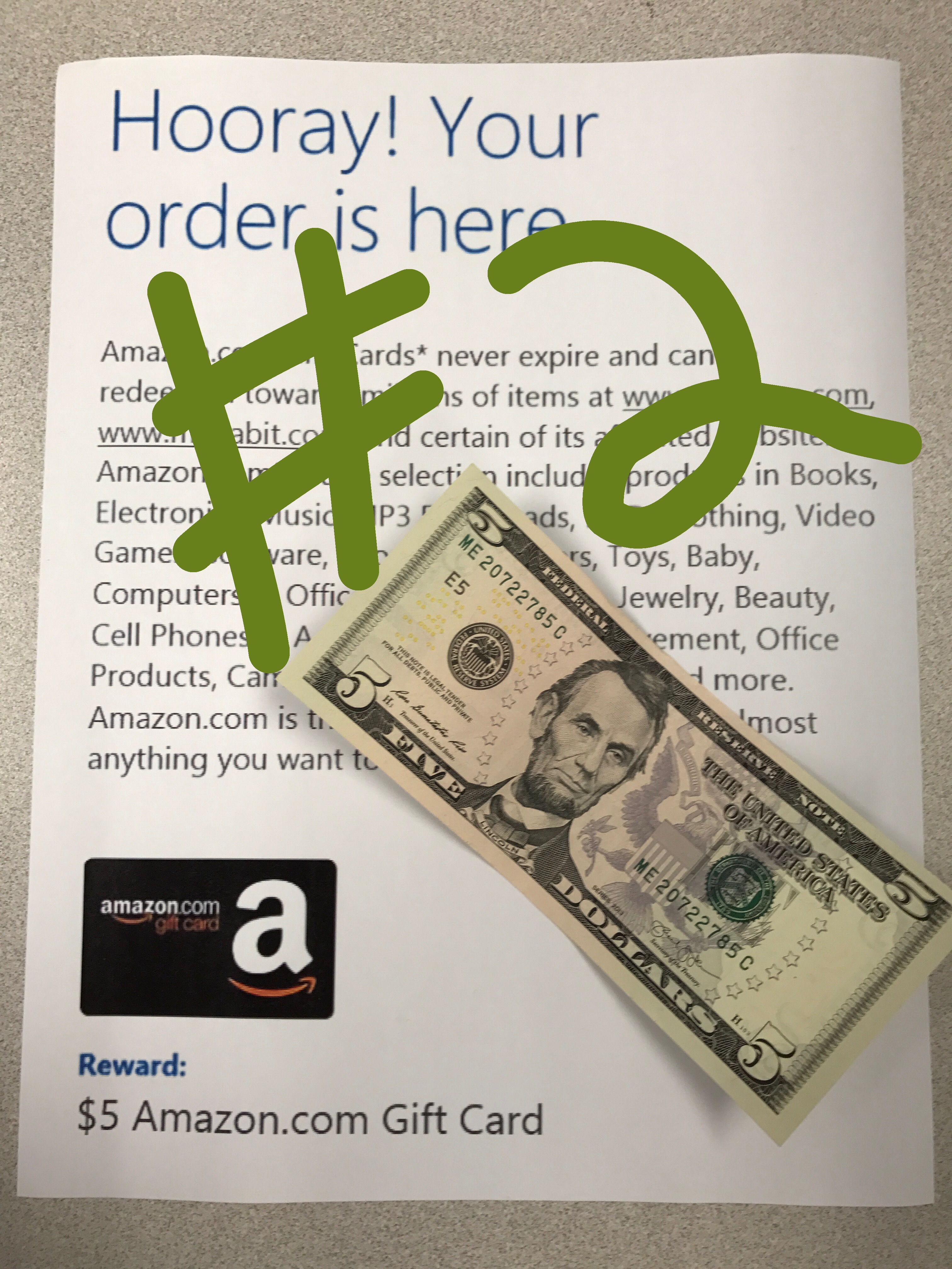 Microsoft Reward Amazon Gift Card