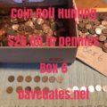 Coin Roll Hunting $25 in Pennies - Box 6