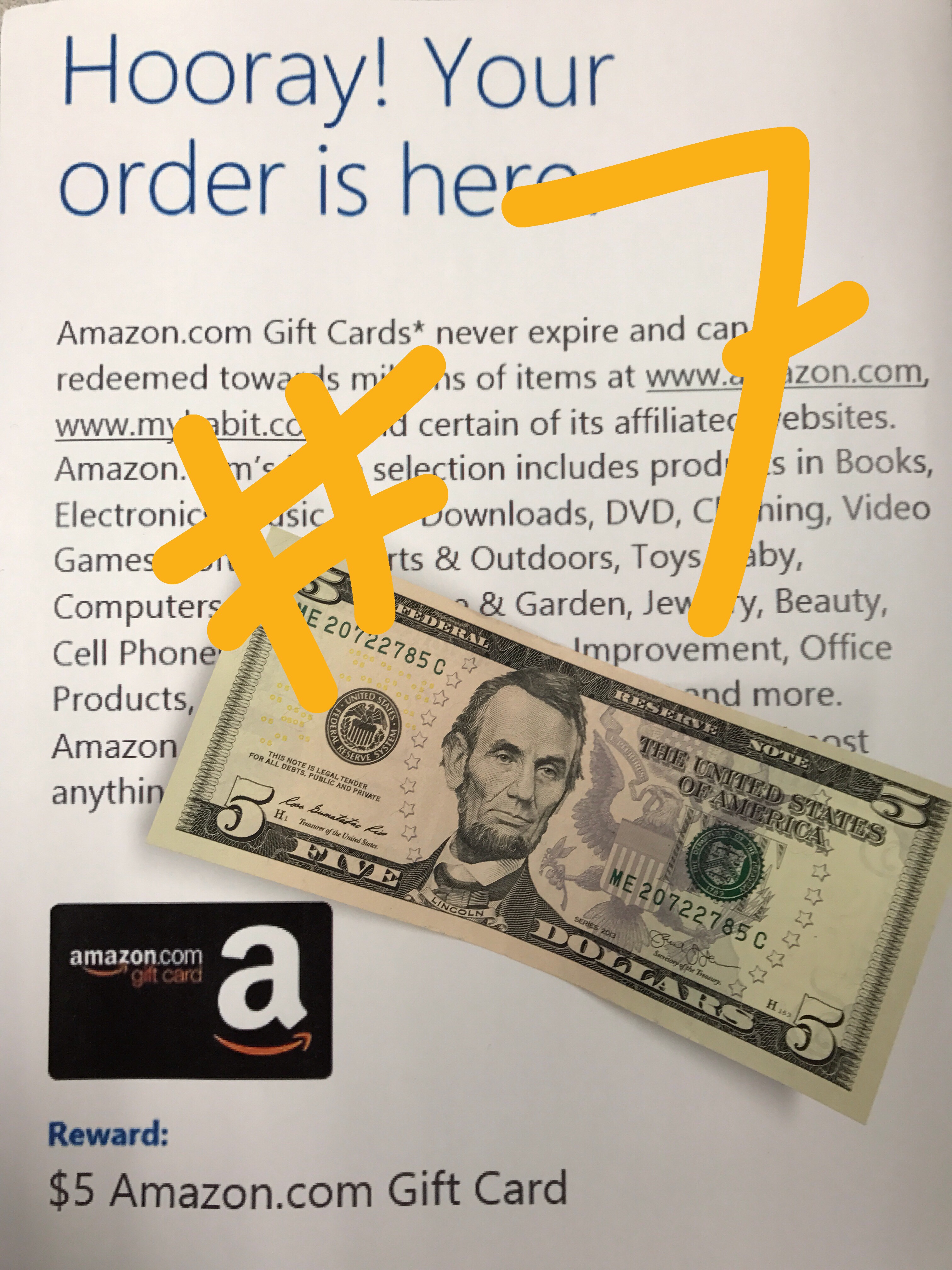 Microsoft Reward Amazon Gift Card