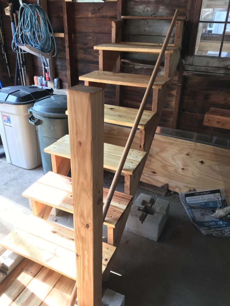 Do-It-Yourself Treehouse Part 12 - The Stairs
