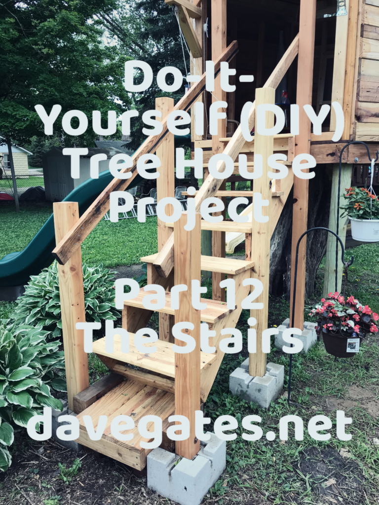 Do-It-Yourself Treehouse Part 12 - The Stairs