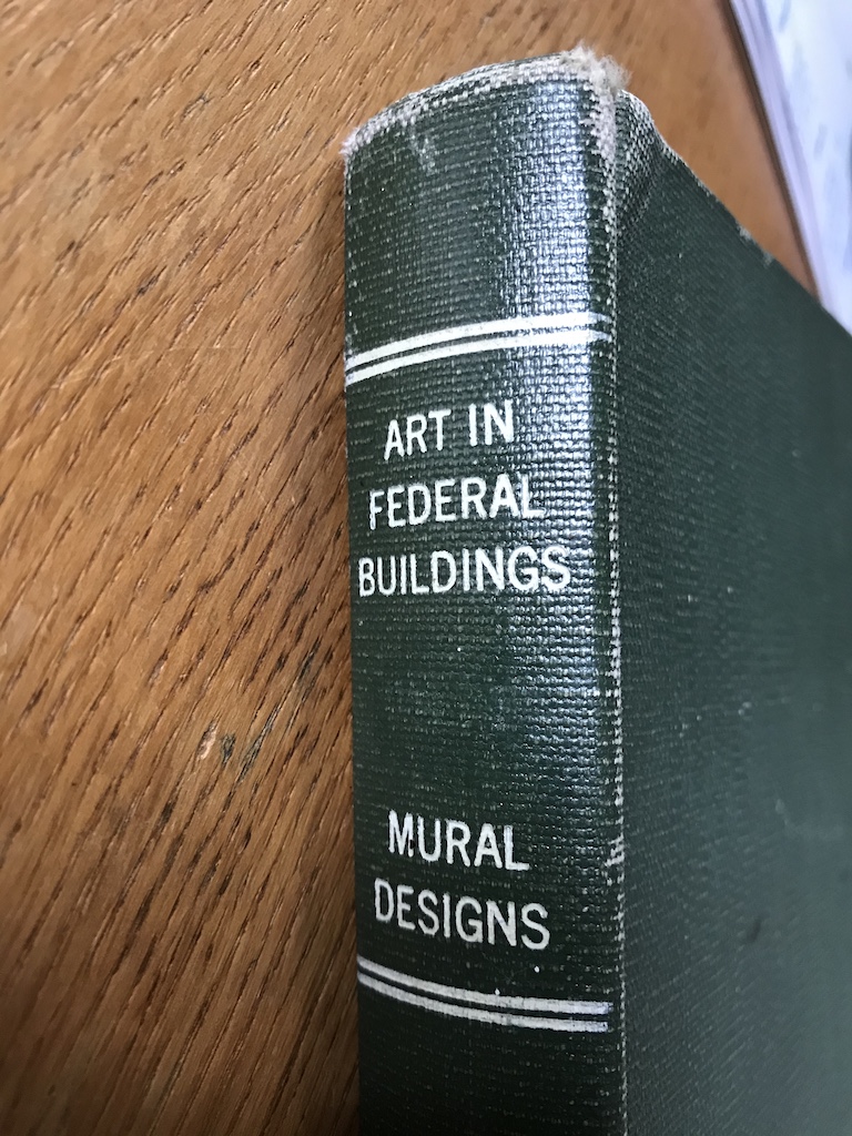 What I'm Reading - Art in Federal Buildings Mural Designs